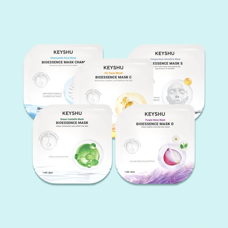 COMBO MIX 5 Miếng 30ML Dưỡng Ẩm, Làm Mềm Da, Hỗ Trợ Ngăn Ngừa Lão Hóa