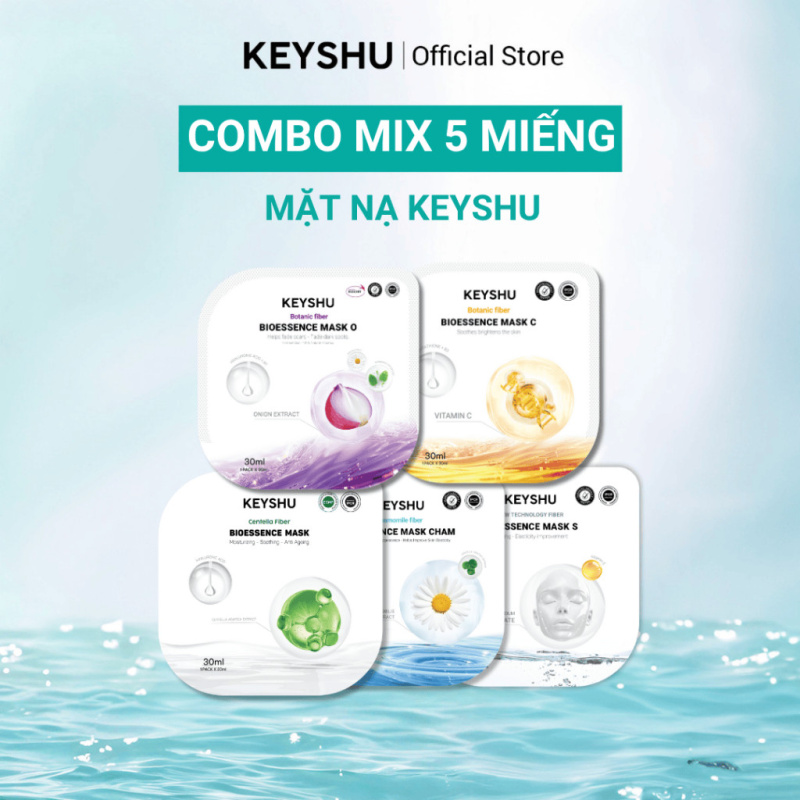 Combo 5 miếng Mix mặt nạ ngũ hành